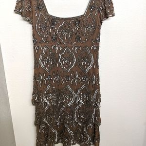 Beaded Vintage Dress, Size 6